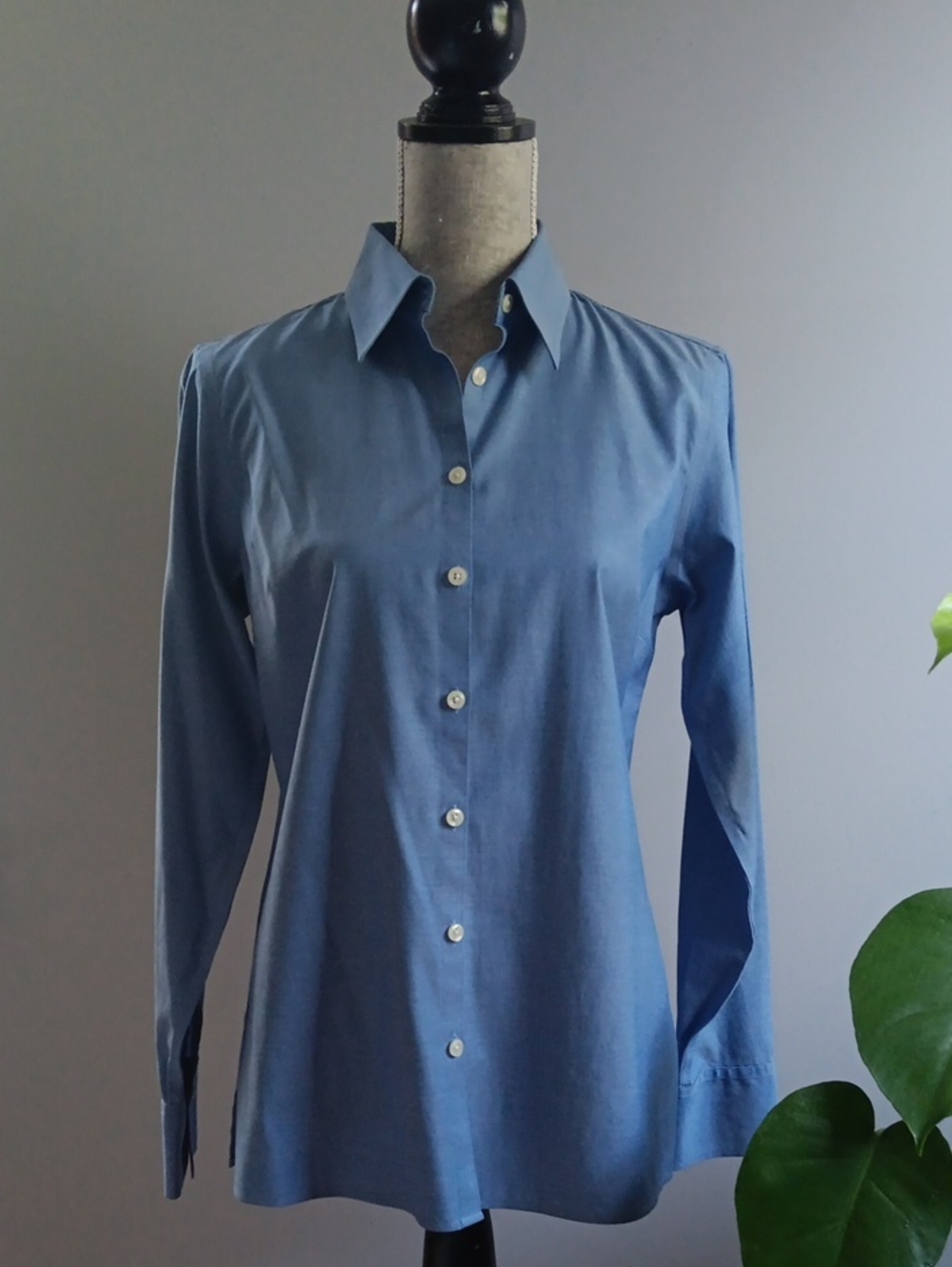 Eddie Bauer Light Blue Long Sleeve Button-Down Shirt